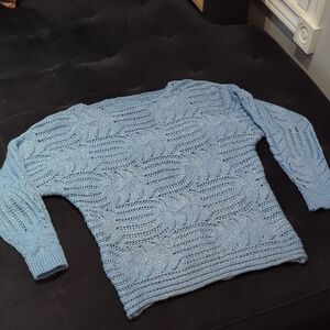 Women's Vintage Blue Sweater